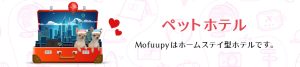 Mofuupyはホームステイ型ホテルです
